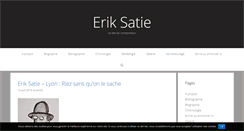 Desktop Screenshot of erik-satie.com