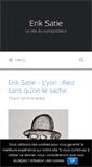 Mobile Screenshot of erik-satie.com