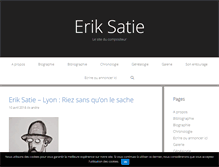 Tablet Screenshot of erik-satie.com